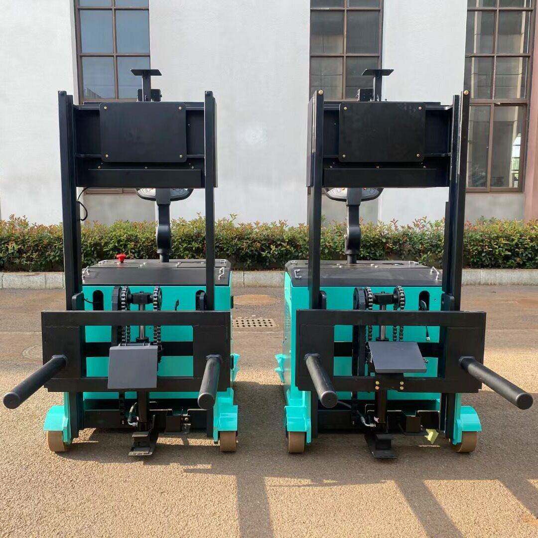 非标电动堆车AGV本体胶辊升搬运塑料卷膜卷筒上料印刷堆垛机
