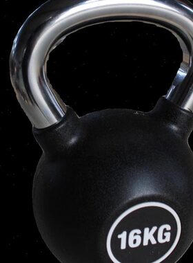 壶铃4黑色壶20专业家用实心竞技球提男士PU公斤女士健身-哑铃壶铃