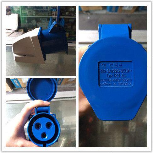 上丰电气 工业插头插座连接器220V 3芯32A TYP SF-023/123/223