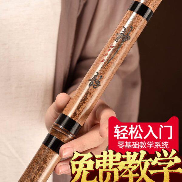 萧乐器专业洞箫八孔六箫笛入门初学短长紫竹箫演奏g调f南箫潇三节