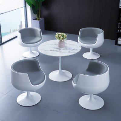 酒杯椅 售楼部处简约创意时尚餐桌椅组合 咖啡厅洽谈围转餐桌椅子,住宅家具,大理石餐桌,淘宝优惠券,粉丝福利购,淘宝优惠卷