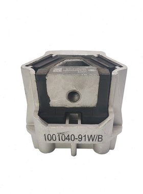 新柴油机铝前总成前91适配-悬置软垫W10010发动机J胶解放25P6机脚