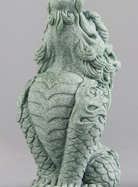 逗兽记麒麟吐珠中式居家桌面装饰摆件办公室国潮创意精品茶宠香插