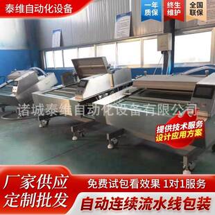 全自动胶东大馒头真空封口机手工花饽饽连续滚动式真空包装机