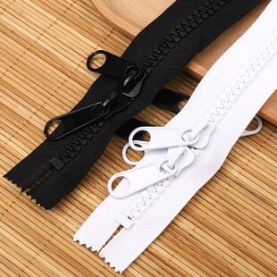 特大拉头双头10号户外帐篷牙树脂房工程棚蓬双向闭口拉链双面加宽