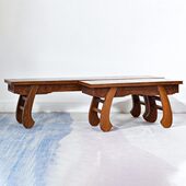 明矮凳条凳长实木长条凳床尾凳鸡翅原木凳子沙发中式 清木红木家具