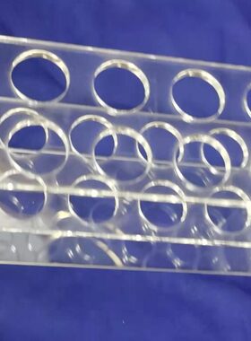 25玻璃试管50ll 架mm 10l0比色12孔m管lm架孔6 比色管 有机玻璃10