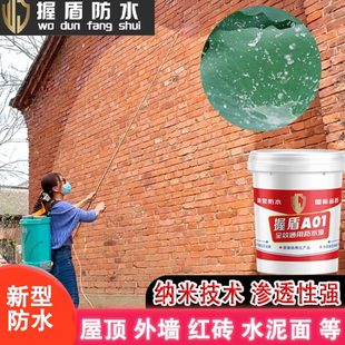 顶透明防水平房盾纳米渗喷雾剂透防水剂防水涂料透瓦防水渗握房屋