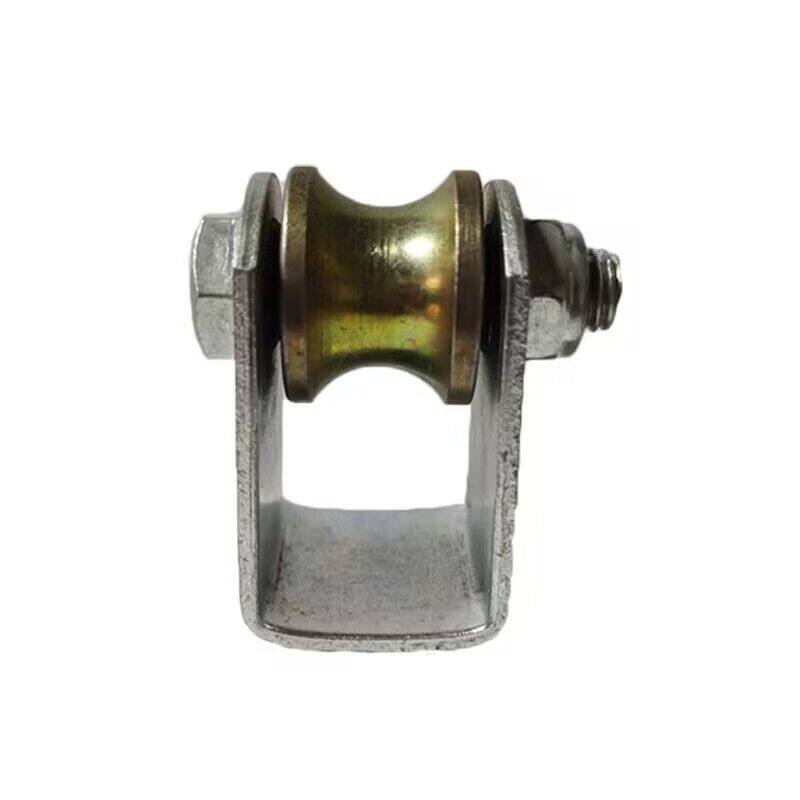 新品轨道轮吊轮轴承轴承吊机滚轮滑轨20圆管轮吊装轮架管滑轮包邮