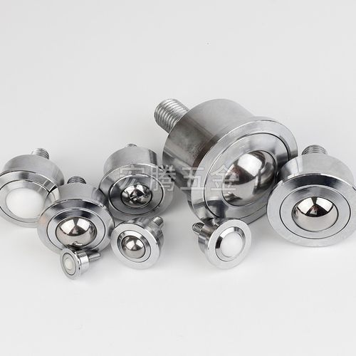 万向球轴承SP8-FL带杆牛眼轮15/22/25/30/45FL滚珠重型牛眼万向轮