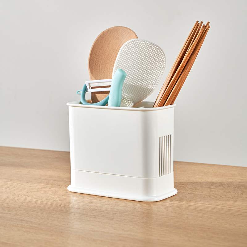 出口日本日式筷子收纳筒白色厨房用筷子笼多格筷子架筷子桶收纳盒
