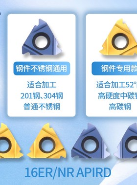 锋宜刀具API圆螺纹刀片16ER/NR8APIRD-M20,16ER/NR8APIRD-TP04