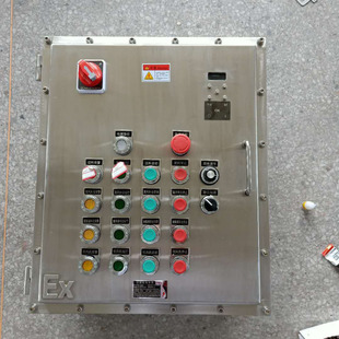 排污泵一用一备 水泵控制箱 定制 接线箱 304防爆不锈钢配电箱