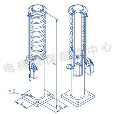HYF210A 日立液压 奥的斯 80 275F 175A 425A 210C沪宁电梯缓冲