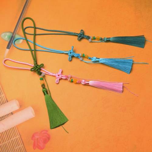 中国结手把绳流苏DIY车饰挂绳家居挂件配饰香包绳饰品饰穗