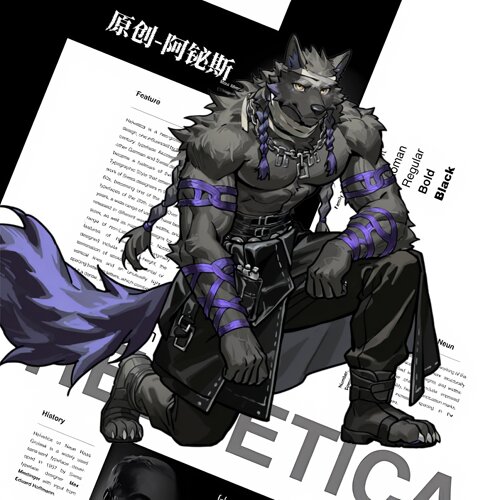 [皮皮狗原创]新月同行-阿铋斯亚克力立牌人形桌面摆件二次元动漫