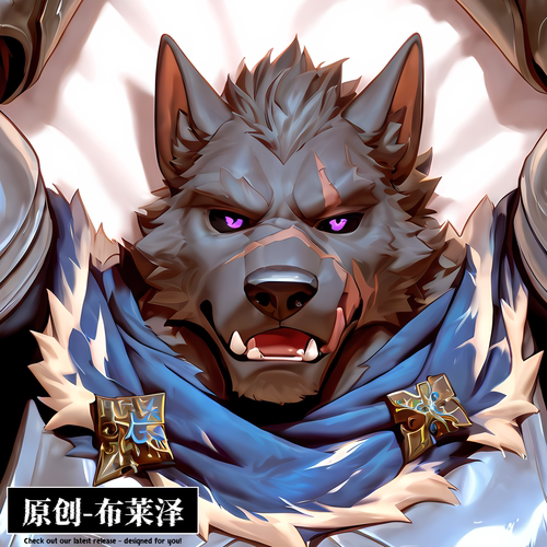 原创-动漫二次元游戏周边定制等身福瑞furry抱枕艾尔登法环布莱泽