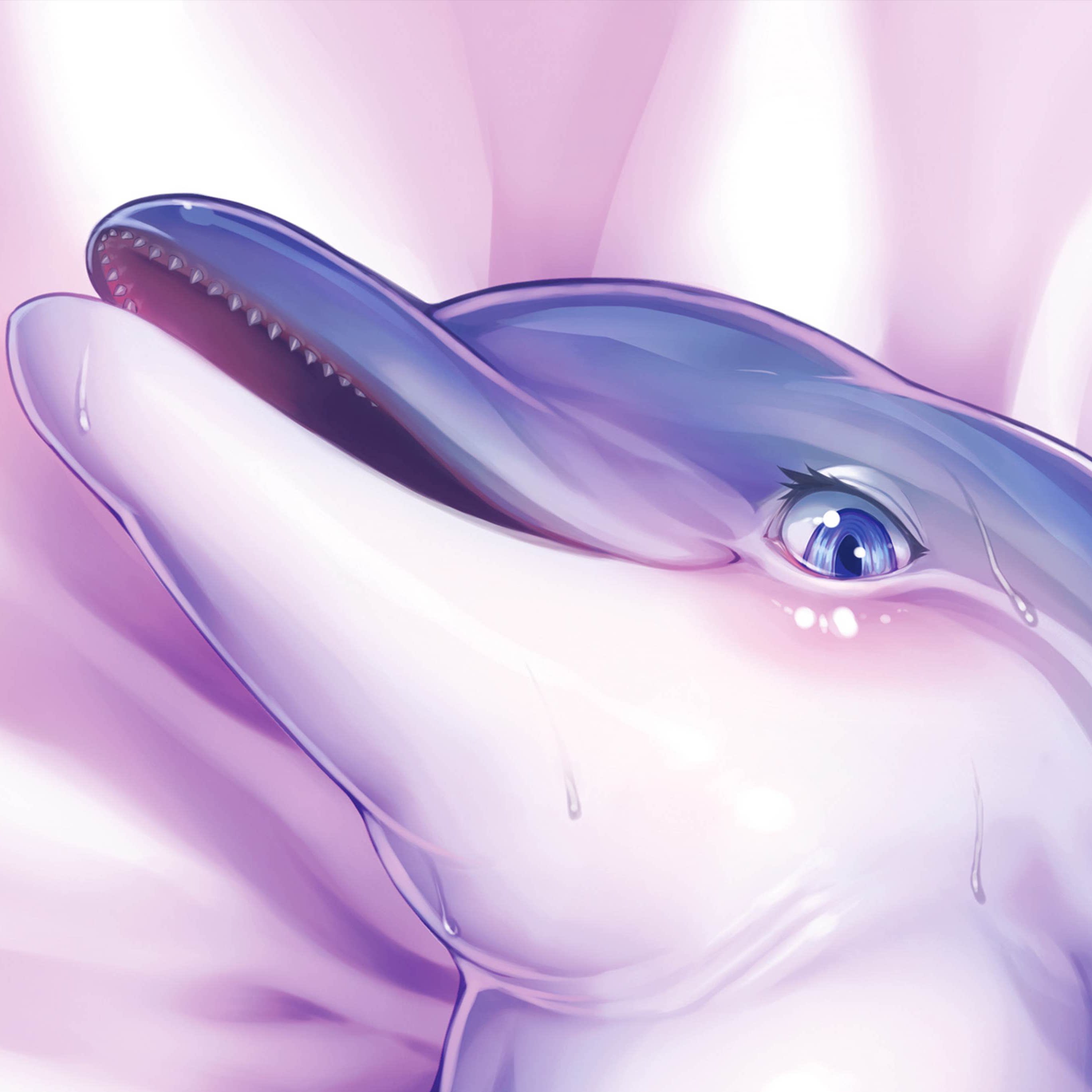 原创-海豚动物大长条枕头等身抱枕芯套定制等人形人高福瑞furry