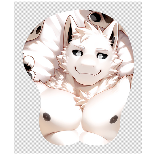 原创-福瑞furry兽人鼠标垫定制肌肉立体3d龙changed-乌贼二次元