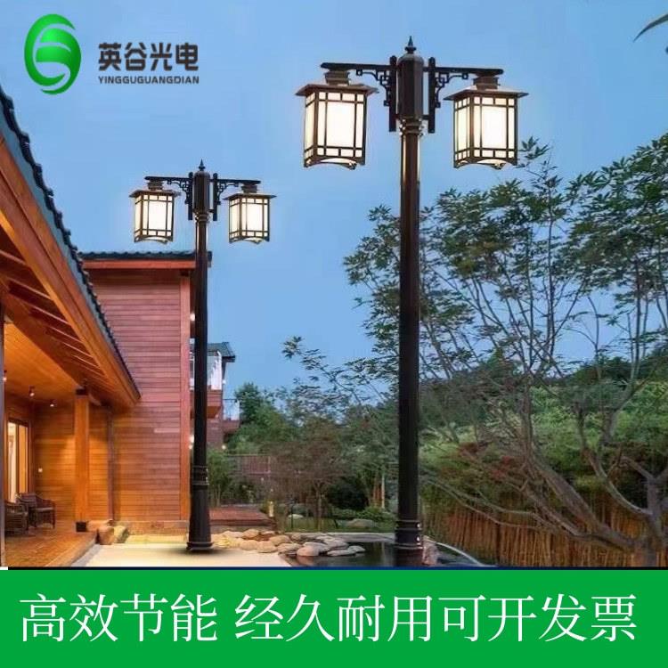园林工程4米古风景观灯市电景区庭院灯led广场夜间照明灯
