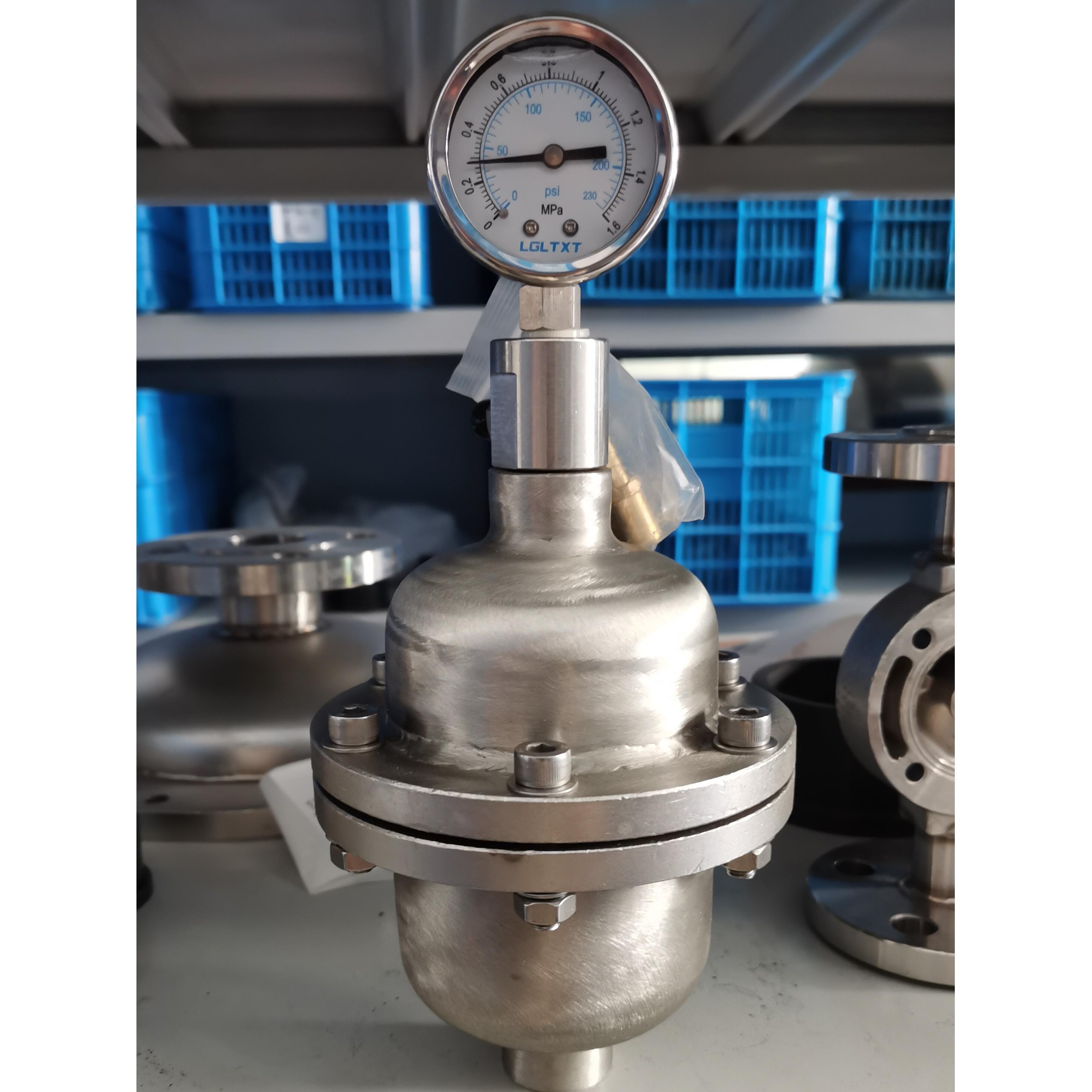 不锈钢气囊脉冲阻尼器Upvc脉冲阻尼器缓冲罐膜片压力表Dn/15/