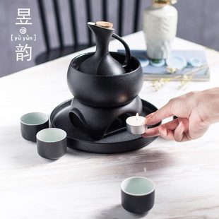 烫酒壶家用热酒器煮酒壶酒具 厂促昱韵温酒器花雕酒黄酒温酒壶中式