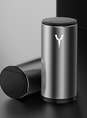 专用Tesla特斯拉Model丫S3XY汽车改装内饰配件金X属车载垃圾桶袋