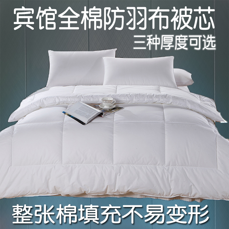 加厚冬被 d被芯丝绵p被 春秋被子棉被 宾馆酒店双人单人夏凉被子