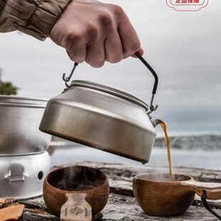 瑞典Trangia经典户外烧水壶便携野营露营地咖啡壶煮茶壶嘴铝制