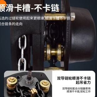 倒链手拉葫芦2吨1吨小型迷你手动葫芦链吊葫芦起重机吊机