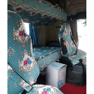 J6L天途V新悍威V龙VH座卧铺垫套 J6M 大货车卧铺座套解放JH6 J6P