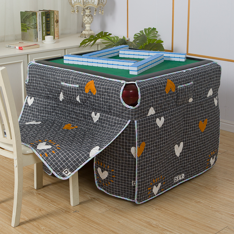 八开加厚麻将机烤火围罩四方桌麻将桌烤火罩被桌布正方形桌子罩套