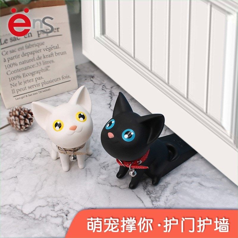 门把手免打孔可爱动物猫门塞防撞垫门吸门顶阻门器门挡防撞器儿童