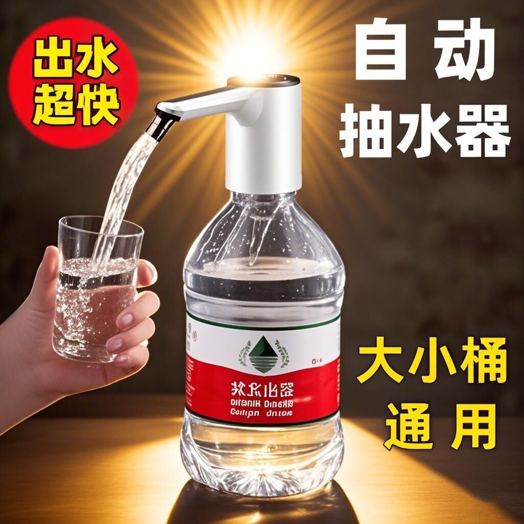 家用桶装水抽水器电动压水器纯净饮水机矿泉水泵吸水自动出水神器