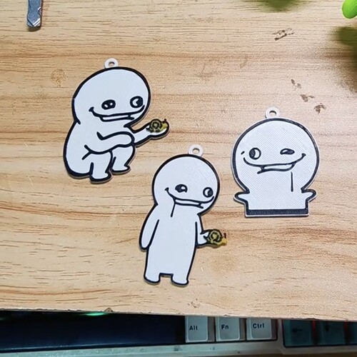 在农村旱厕里捡蜗牛！抽象挂件~