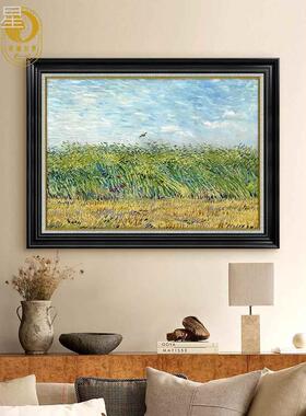 梵高装饰画油玄画世餐界画名画关覆古美NCFG401-欧式床头沙发背景