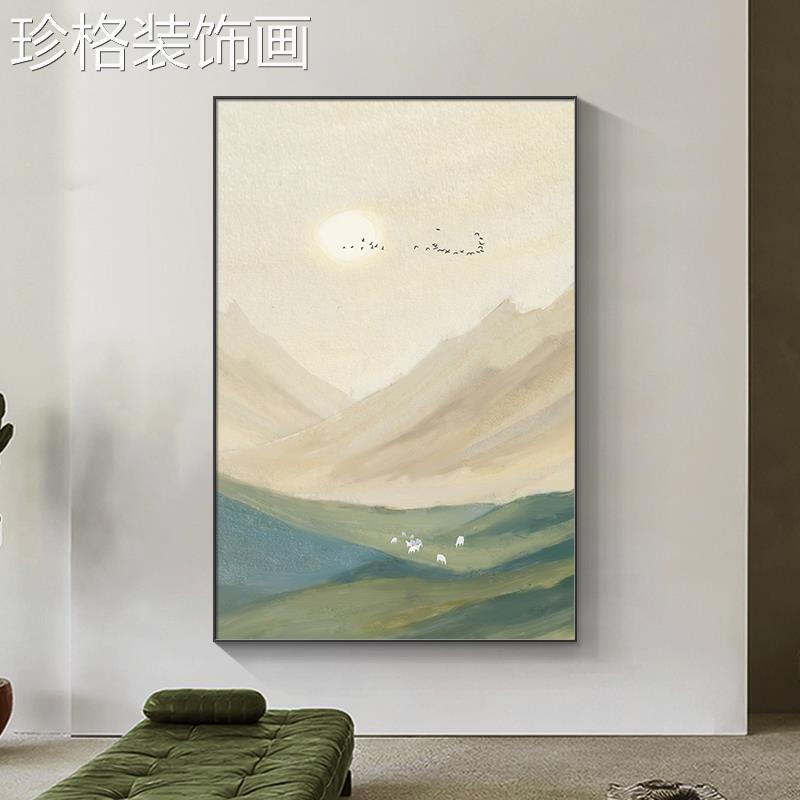 北落客欧玄关装饰画入户正代对门壁画WYFX-006现简约厅走廊过道巨