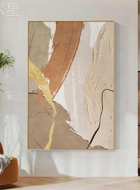 感抽象肌理客厅装墙饰画绿色高级过沙发背景壁挂SQ11012画玄关走