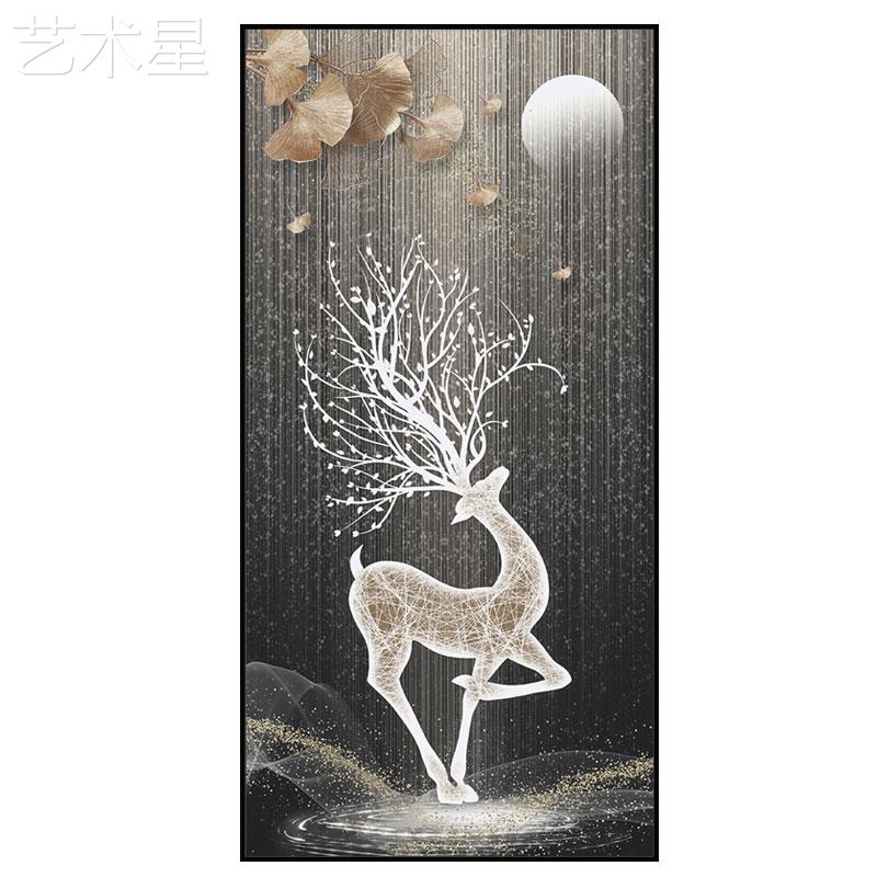 入户玄关装饰画AL483简约过道走招廊墙面画美式物繁星动壁画财晶