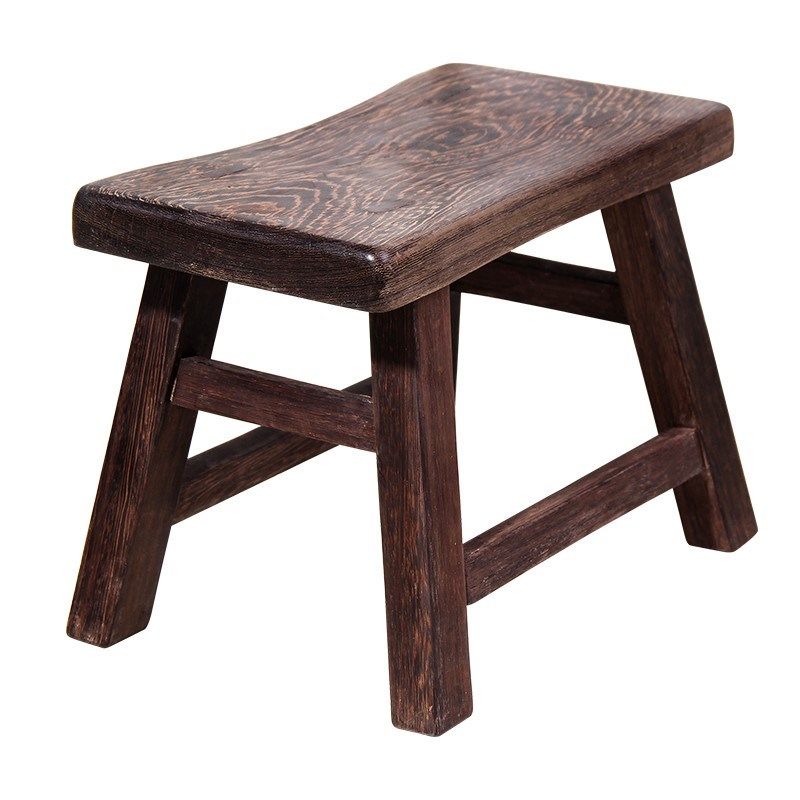 鸡翅木小板凳仿古实木独凳家用红换鞋凳木凳儿童矮凳子坐脚木原木