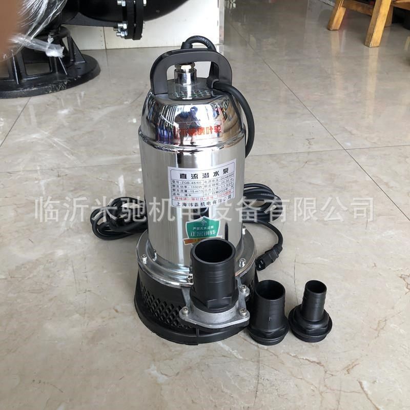 直流高扬程潜水泵电瓶电动车家用农用灌溉抽水泵48V60V水井抽水机