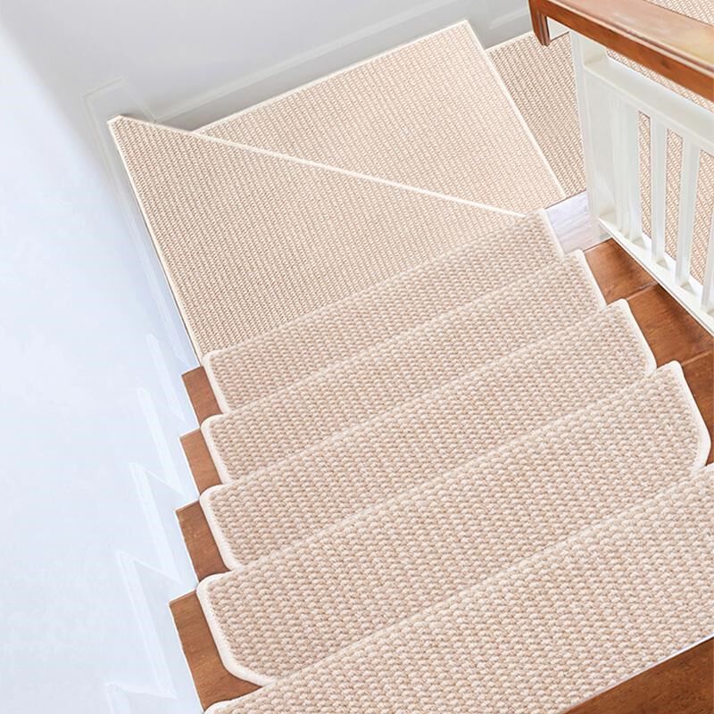 loft专用防滑实木静音楼梯踏步垫复式免胶自粘阶梯式台阶脚踏地毯