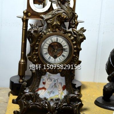 钟表仿古机械|铸铜钟座钟|古钟老式仿古董钟|台钟挂钟苏钟蜡烛台,家居饰品,座钟,淘宝优惠券,粉丝福利购,淘宝优惠卷