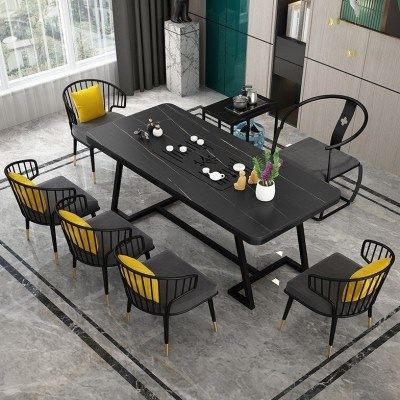 轻奢岩板茶台桌阳台茶桌椅组合简约茶几家用小茶台办公室泡茶桌,住宅家具,茶几,淘宝优惠券,粉丝福利购,淘宝优惠卷