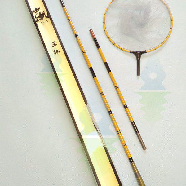 二凯 联段捞玉竹苏州鱼碳素【柄】抄网垂钓老款并继合 钓鱼本网兜