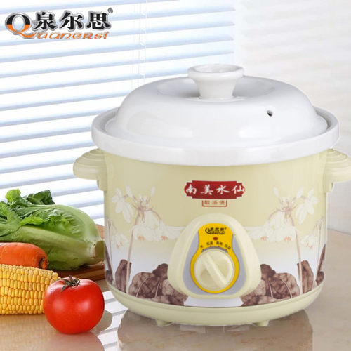 泉尔思南美水仙煲汤煮粥宝贝汤粥煲白瓷文火家用R全自动电炖锅包
