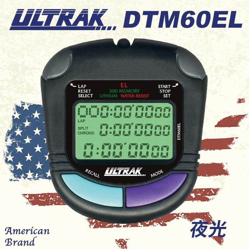 电子秒表DTM60EL定尔志ULTRAK奥赛克60道3排显示计时器田径夜光