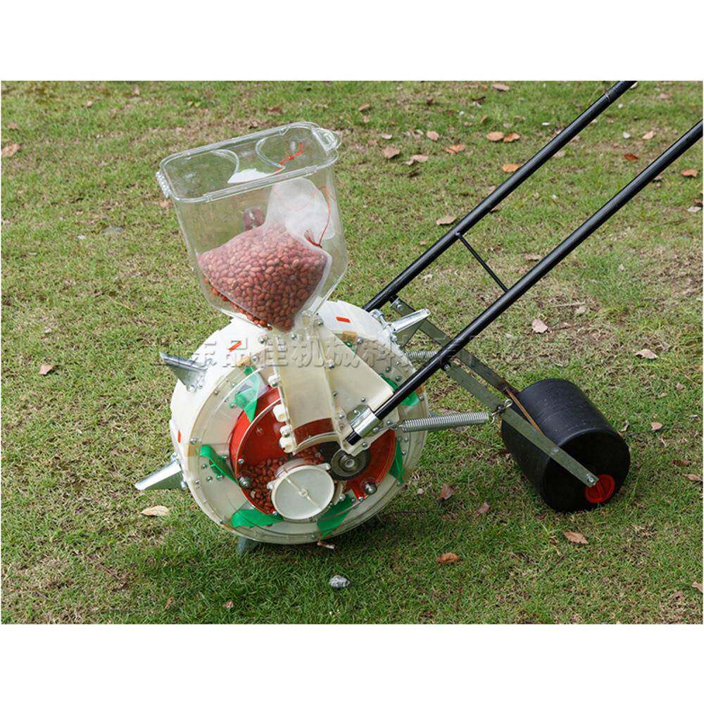 手推式滚轮播种机大豆玉米五谷精播机走路式播种玉米点播机