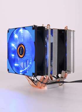 四铜管CPU散热器塔式支持775/115x/amd13662011静音CPU风扇