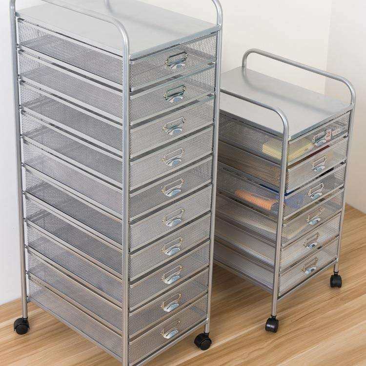 铁艺A4多层文件架A3带抽屉推车轮办公收纳资料柜档案分类置物书架,金属材料及制品,金属结构件,淘宝优惠券,粉丝福利购,淘宝优惠卷